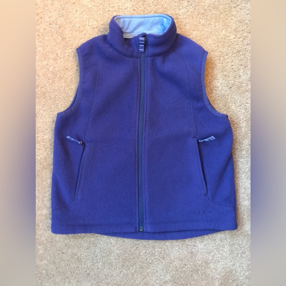 Girl’s L.L. Bean Purple Fleece Vest